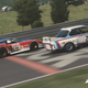 Paul Newman and Brian Redman battling at Lime Rock